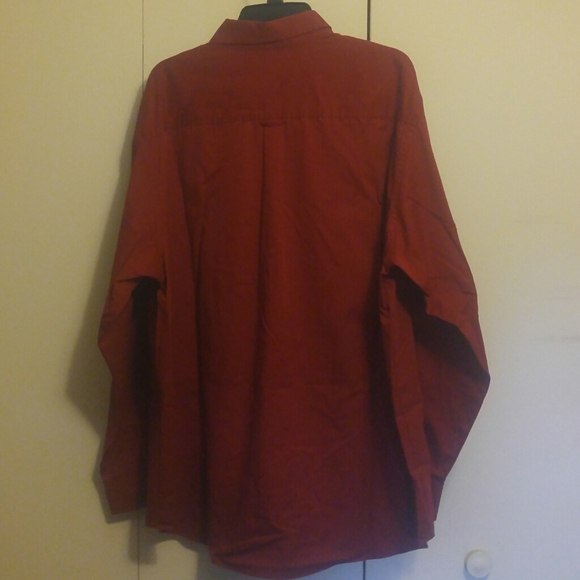 Nice Maroon Knightsbridge Button Down Dress Shirt - Picture 2 of 3